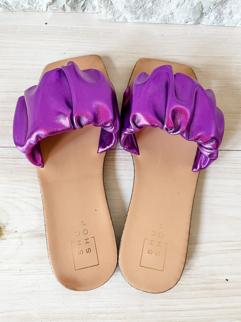 Belinda Slides (6.5-11)-250 Shoes-Shu Shop-Hello Friends Boutique-Woman's Fashion Boutique Located in Traverse City, MI