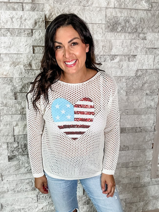 Miss Independence Top (S-XL)-110 Long Sleeve-Bibi-Hello Friends Boutique-Woman's Fashion Boutique Located in Traverse City, MI