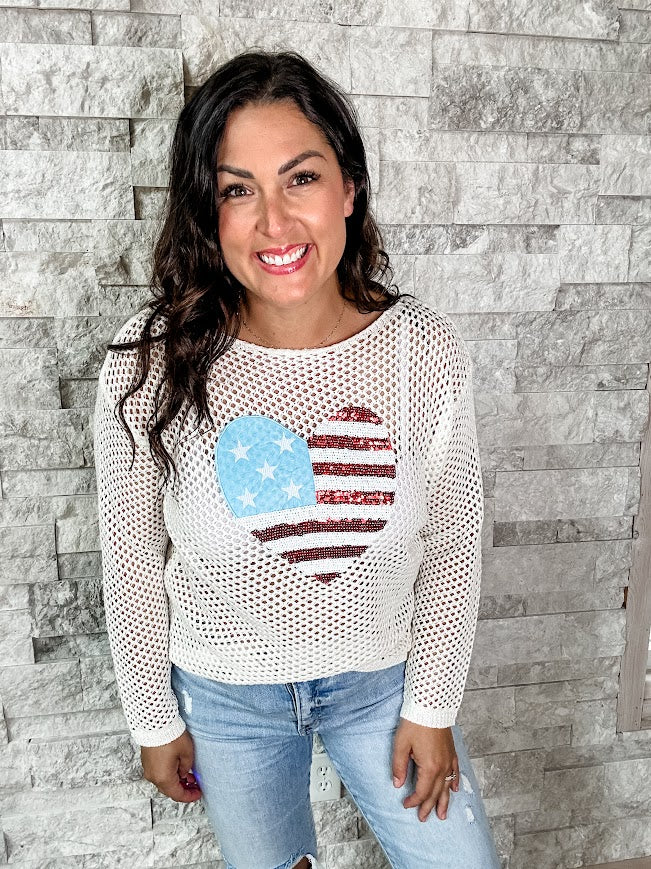 Miss Independence Top (S-XL)-110 Long Sleeve-Bibi-Hello Friends Boutique-Woman's Fashion Boutique Located in Traverse City, MI