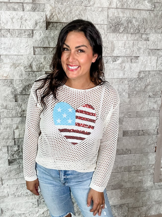 Miss Independence Top (S-XL)-110 Long Sleeve-Bibi-Hello Friends Boutique-Woman's Fashion Boutique Located in Traverse City, MI