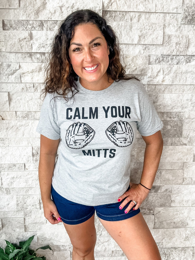 Calm Your Mitts Tee (S-2XL)-130 Graphic Tees-FOX & OWL-Hello Friends Boutique-Woman's Fashion Boutique Located in Traverse City, MI