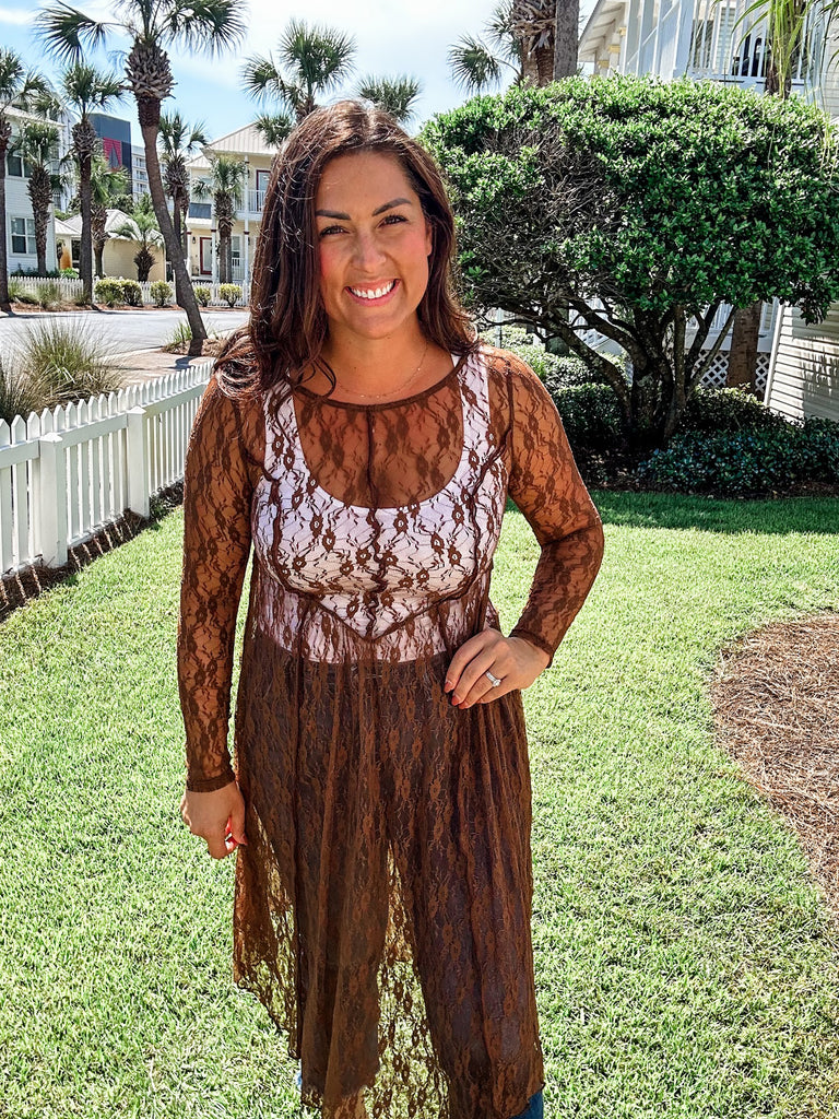 Mystic Florals Handkerchief Dress (S-XL)-180 Dresses-Listicle-Hello Friends Boutique-Woman's Fashion Boutique Located in Traverse City, MI