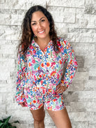 Fiesta Time Pleated Set (S-3XL)-190 Rompers/Jumpsuits-Jess Lea Wholesale-Hello Friends Boutique-Woman's Fashion Boutique Located in Traverse City, MI