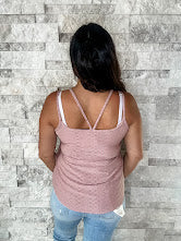 Easy Way Out Top in Mauve (S-XL)-120 Sleeveless-Supreme Fashion-Hello Friends Boutique-Woman's Fashion Boutique Located in Traverse City, MI