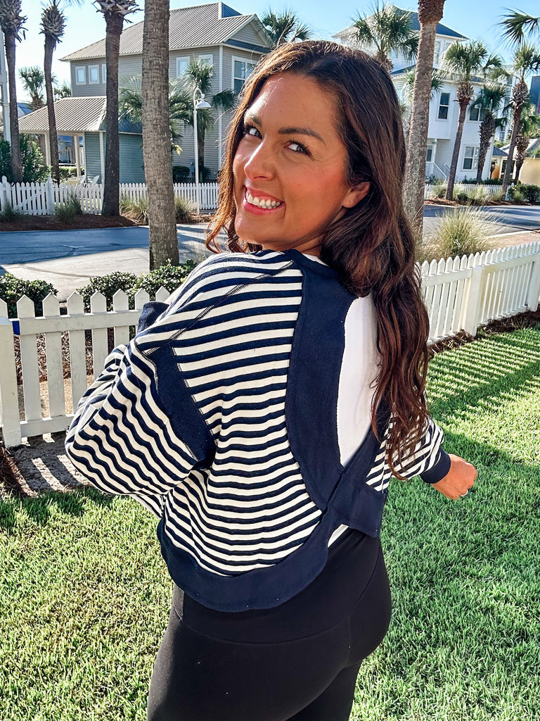 Unapologetic Open Back Tee (S-L)-110 Long Sleeve-Rae Mode-Hello Friends Boutique-Woman's Fashion Boutique Located in Traverse City, MI