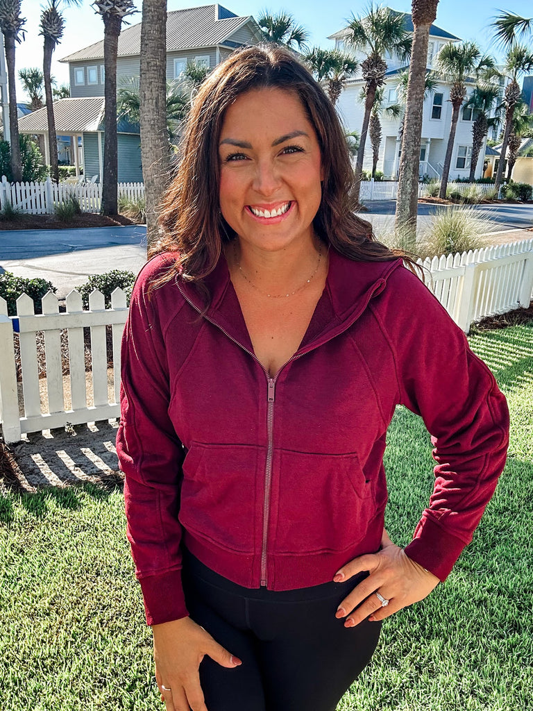 Flex & Chill Cropped Jacket (S-3XL)-110 Long Sleeve-Rae Mode-Hello Friends Boutique-Woman's Fashion Boutique Located in Traverse City, MI