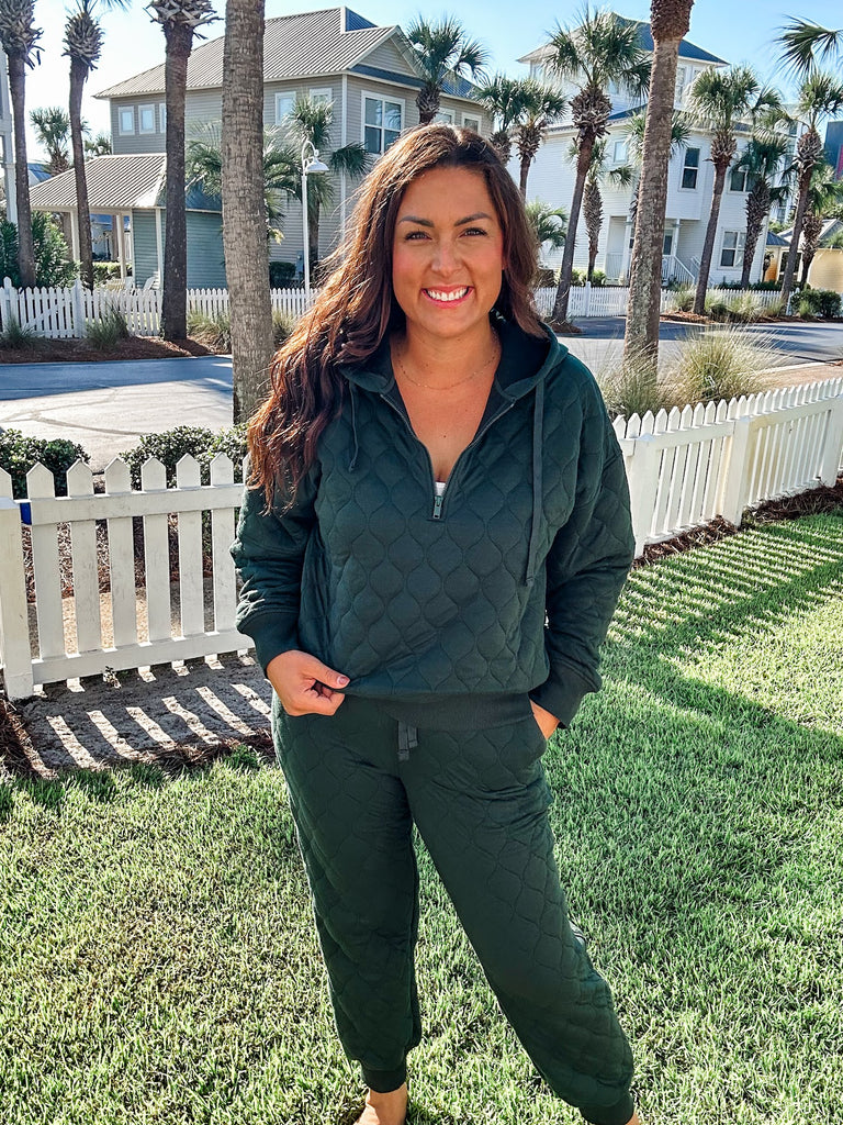 Luxe Lounge Quilted Hoodie (S-L)-170 Outerwear/Jackets-Rae Mode-Hello Friends Boutique-Woman's Fashion Boutique Located in Traverse City, MI