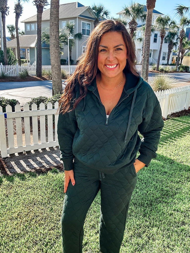 Luxe Lounge Quilted Hoodie (S-L)-170 Outerwear/Jackets-Rae Mode-Hello Friends Boutique-Woman's Fashion Boutique Located in Traverse City, MI