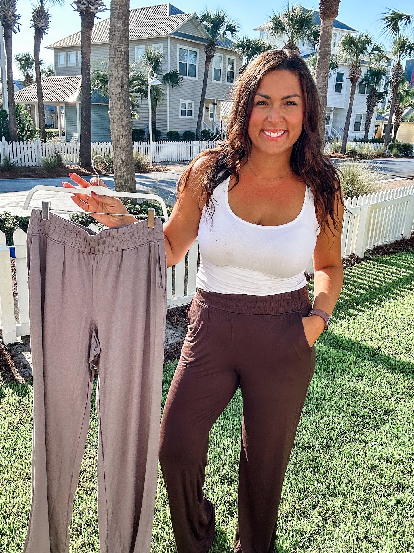 DreamFit Wide Leg Lounge Pants (S-3XL)-230 Other Bottoms-Rae Mode-Hello Friends Boutique-Woman's Fashion Boutique Located in Traverse City, MI