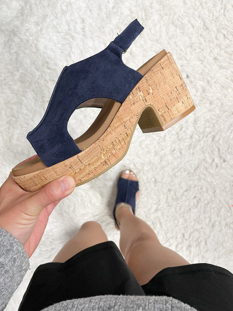 Corky's Miss Carley in Navy (7-11)-250 Shoes-Corky's Footwear-Hello Friends Boutique-Woman's Fashion Boutique Located in Traverse City, MI