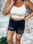 Closing Time Shorts (S-XL)-220 Shorts/Skirts/Skorts-Zenana-Hello Friends Boutique-Woman's Fashion Boutique Located in Traverse City, MI