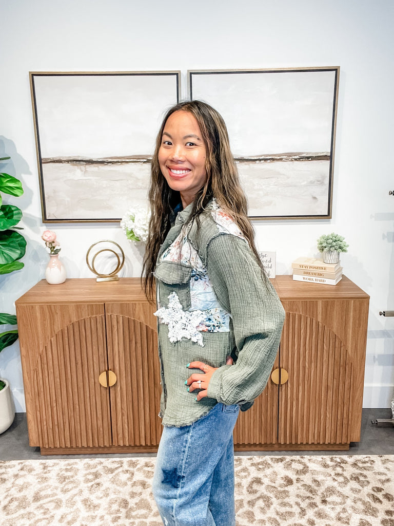 I'm So Lucky Top (S-L)-110 Long Sleeve-POL-Hello Friends Boutique-Woman's Fashion Boutique Located in Traverse City, MI