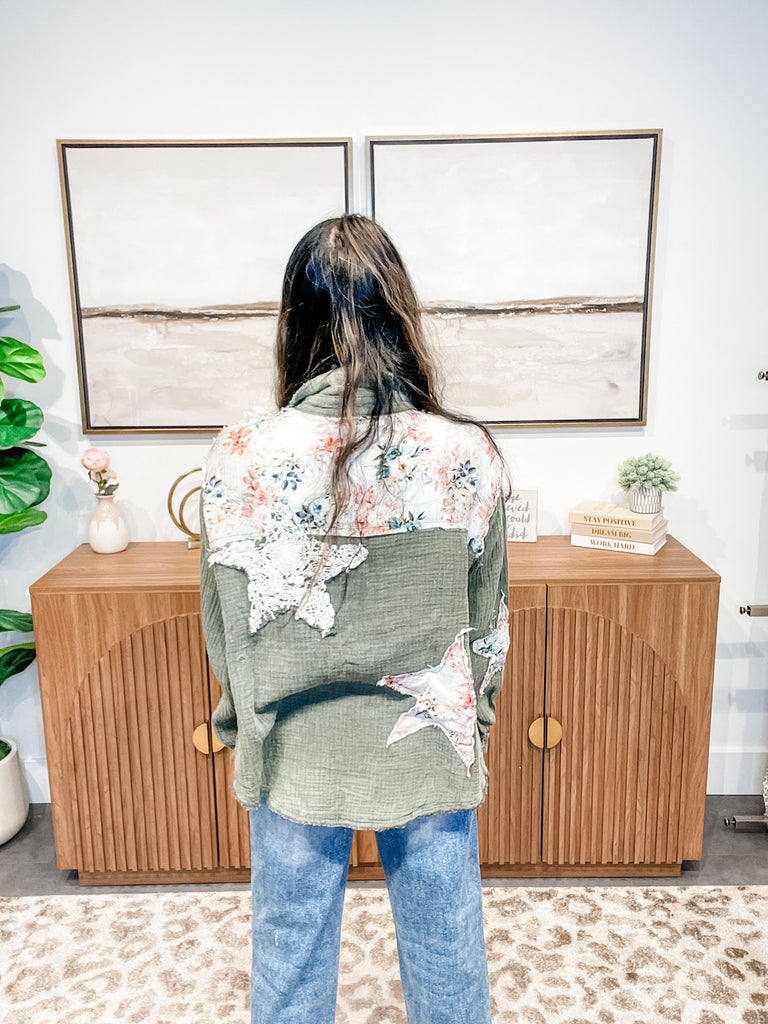 I'm So Lucky Top (S-L)-110 Long Sleeve-POL-Hello Friends Boutique-Woman's Fashion Boutique Located in Traverse City, MI