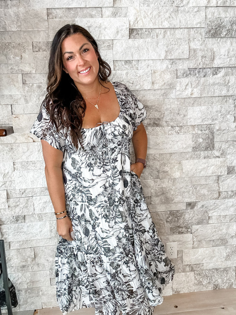 Loving The Sun Dress (S-L)-180 Dresses-Entro-Hello Friends Boutique-Woman's Fashion Boutique Located in Traverse City, MI