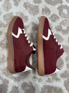 The Tastic Retro Sneaker in Carmine Red (7-11)-250 Shoes-BLOWFISH-Hello Friends Boutique-Woman's Fashion Boutique Located in Traverse City, MI