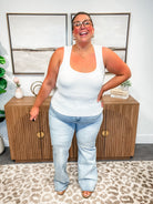 Errands To Run Tank (OS-Plus)-120 Sleeveless-Yelete-Hello Friends Boutique-Woman's Fashion Boutique Located in Traverse City, MI