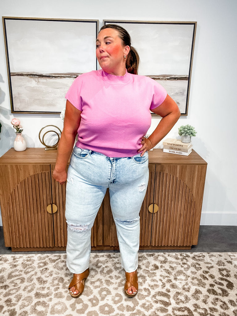The Rebel Slim Straight Jeans (3-15, 1X-3X)-200 Denim-RISEN-Hello Friends Boutique-Woman's Fashion Boutique Located in Traverse City, MI