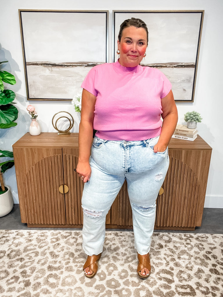 The Rebel Slim Straight Jeans (3-15, 1X-3X)-200 Denim-RISEN-Hello Friends Boutique-Woman's Fashion Boutique Located in Traverse City, MI