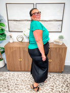 Cool Flow Scuba Maxi Skirt (S-3XL)-220 Shorts/Skirts/Skorts-Rae Mode-Hello Friends Boutique-Woman's Fashion Boutique Located in Traverse City, MI