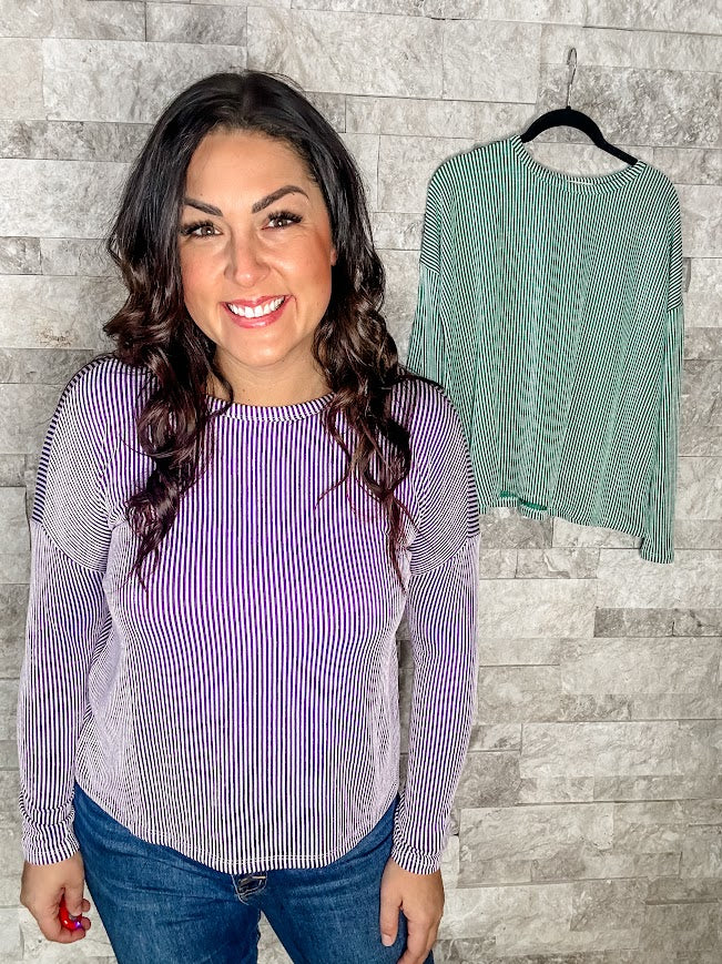 Just A Memory Top (S-XL)-110 Long Sleeves-Zenana-Hello Friends Boutique-Woman's Fashion Boutique Located in Traverse City, MI