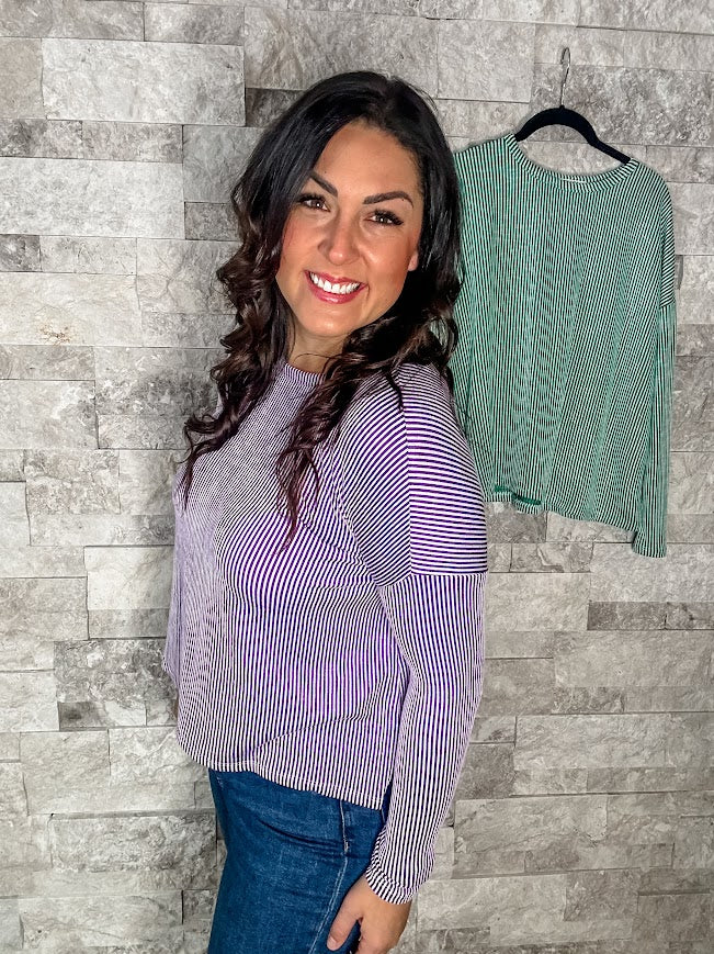 Just A Memory Top (S-XL)-110 Long Sleeves-Zenana-Hello Friends Boutique-Woman's Fashion Boutique Located in Traverse City, MI