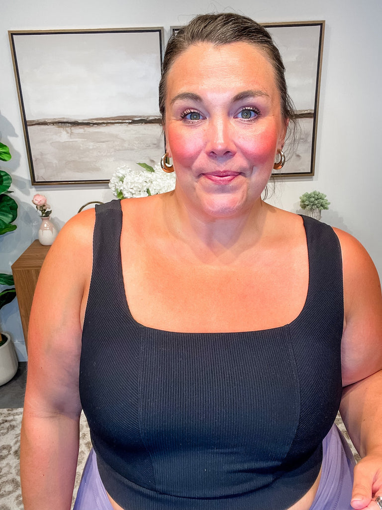 CoreSculpt Ribbed Square Neck Bra (S-3XL)-120 Sleeveless-Rae Mode-Hello Friends Boutique-Woman's Fashion Boutique Located in Traverse City, MI