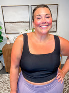 CoreSculpt Ribbed Square Neck Bra (S-3XL)-120 Sleeveless-Rae Mode-Hello Friends Boutique-Woman's Fashion Boutique Located in Traverse City, MI