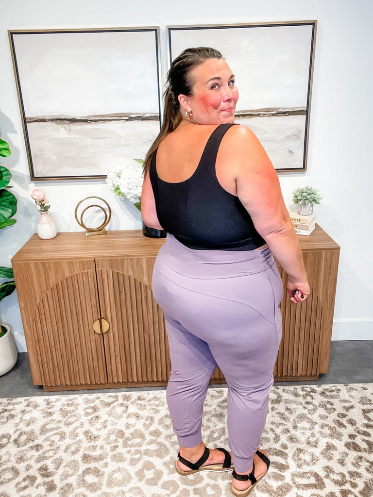 CloudEase High Waist Joggers (S-3XL)-210 Leggings/Joggers-Rae Mode-Hello Friends Boutique-Woman's Fashion Boutique Located in Traverse City, MI
