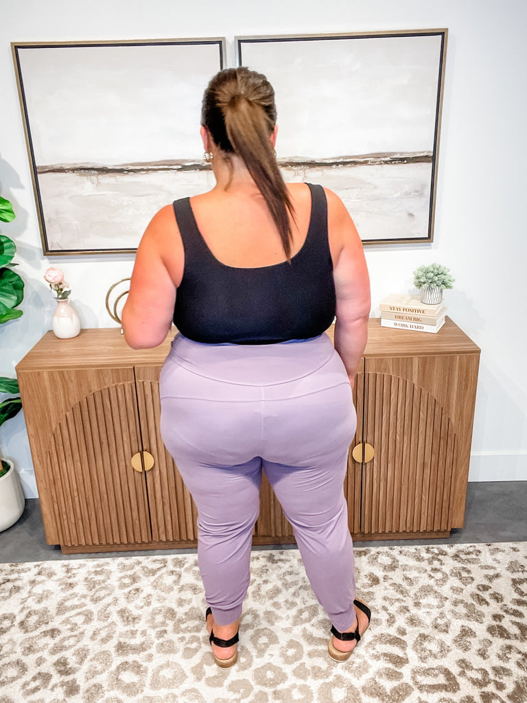 CloudEase High Waist Joggers (S-3XL)-210 Leggings/Joggers-Rae Mode-Hello Friends Boutique-Woman's Fashion Boutique Located in Traverse City, MI