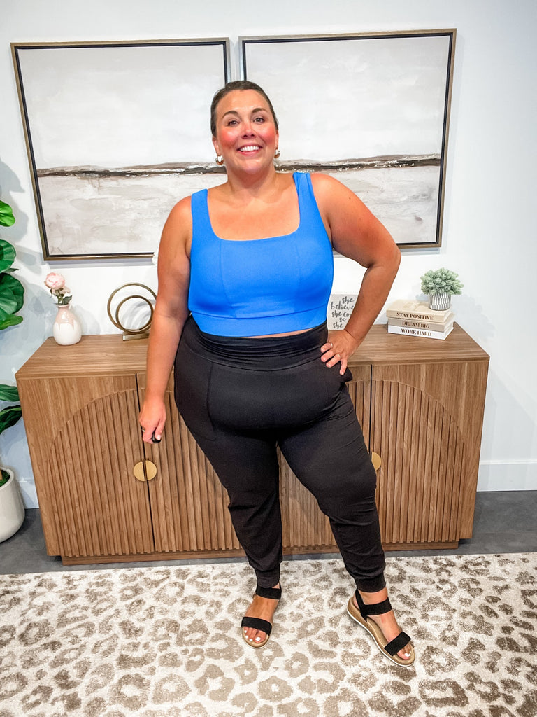 CloudEase High Waist Joggers (S-3XL)-210 Leggings/Joggers-Rae Mode-Hello Friends Boutique-Woman's Fashion Boutique Located in Traverse City, MI