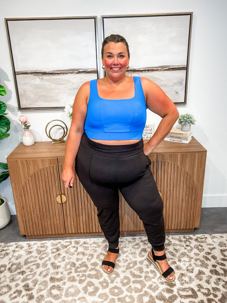 CloudEase High Waist Joggers (S-3XL)-210 Leggings/Joggers-Rae Mode-Hello Friends Boutique-Woman's Fashion Boutique Located in Traverse City, MI