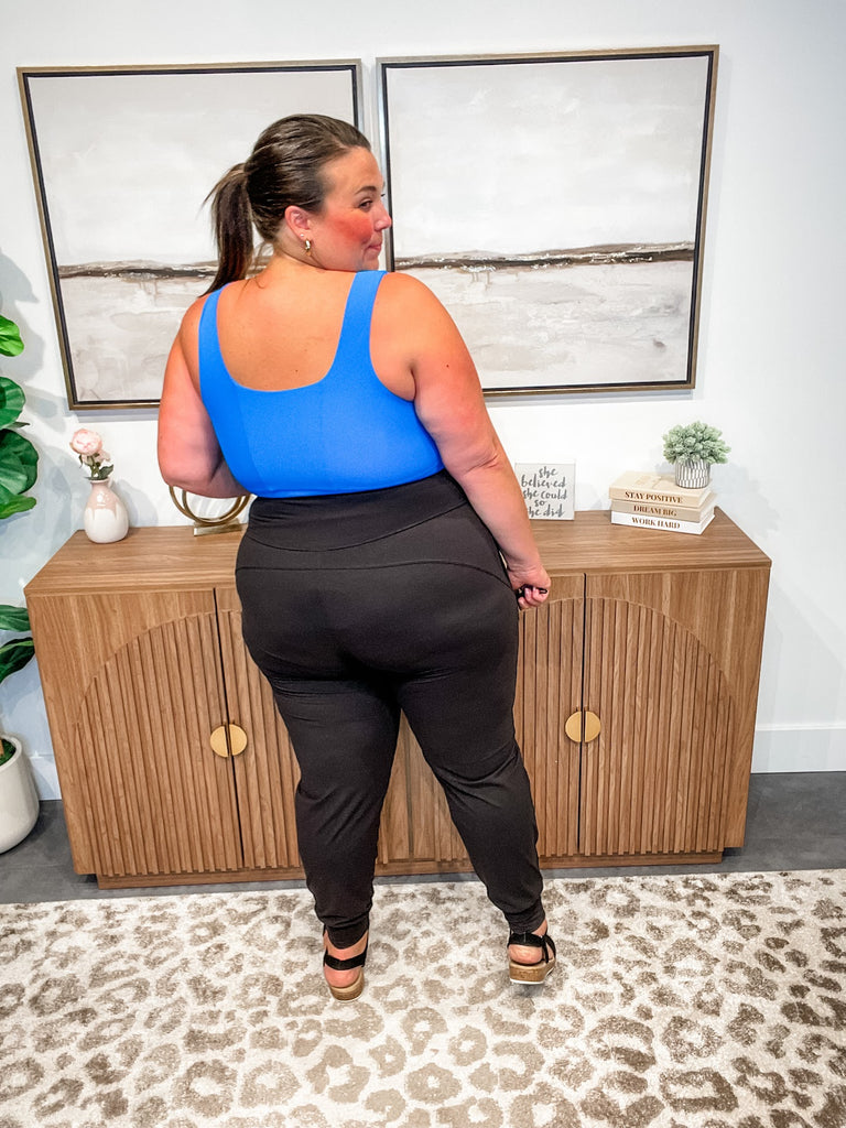 CloudEase High Waist Joggers (S-3XL)-210 Leggings/Joggers-Rae Mode-Hello Friends Boutique-Woman's Fashion Boutique Located in Traverse City, MI