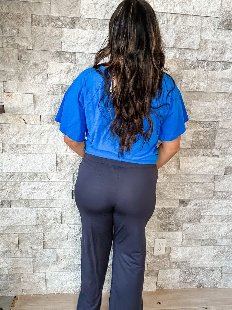 Can't Catch Me Bottoms in Coal Black (S-3XL)-210 Leggings/Joggers-Rae Mode-Hello Friends Boutique-Woman's Fashion Boutique Located in Traverse City, MI