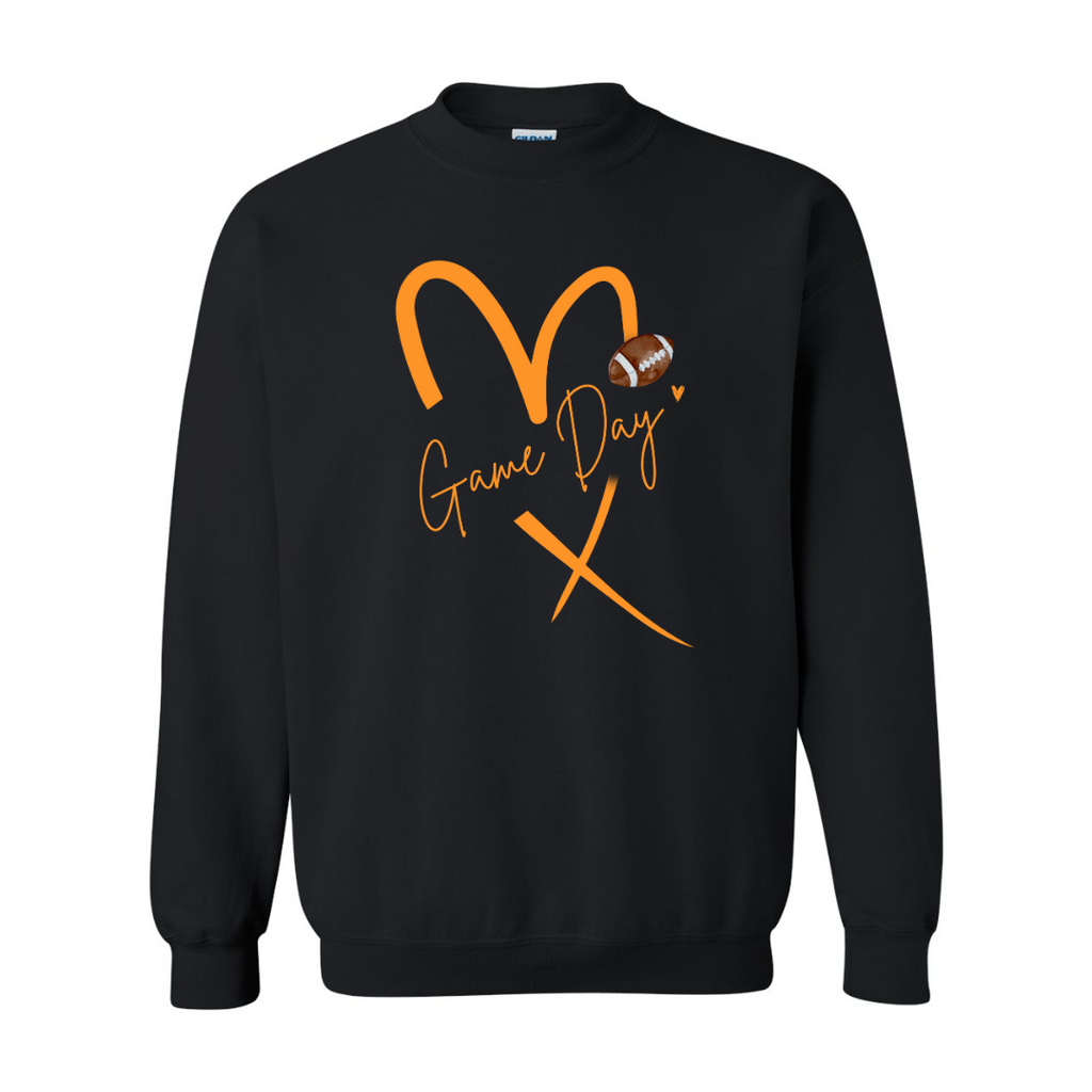 Kingsley Game Day Heart Sweatshirt (S-3XL)-131 On Demand Graphic-SunFrog-Hello Friends Boutique-Woman's Fashion Boutique Located in Traverse City, MI