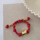 Knotty Cord Heart Bracelet - WATERPROOF-Bracelet-Pretty Simple