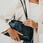 Kris Croc Embossed Shoulder Bag-Shoulder Bag-Pretty Simple