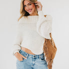Loretta Suede Fringe Slouchy Bag-Shoulder Bag-Pretty Simple