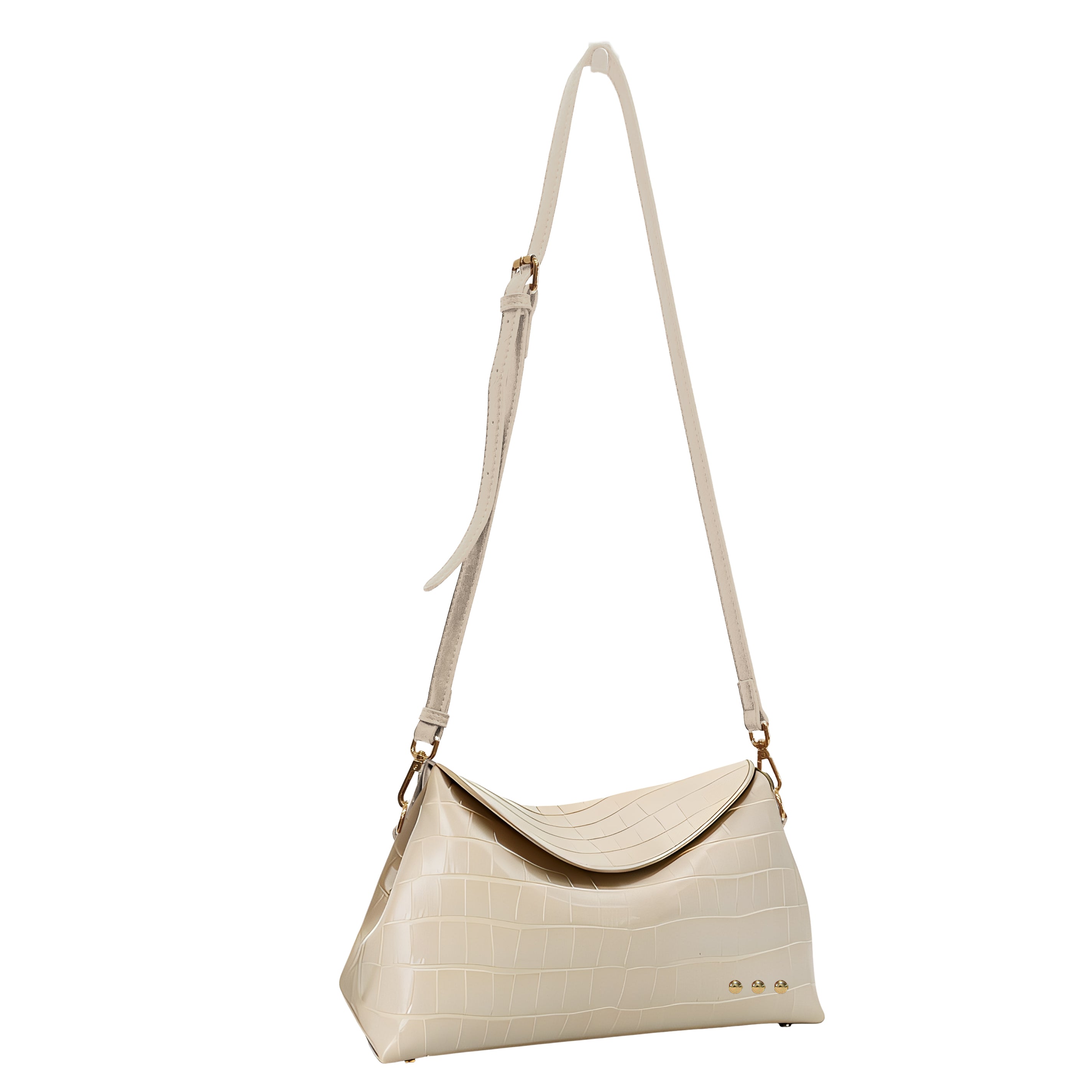 Moira Croc Embossed Crossbody-Crossbody Bag-Pretty Simple