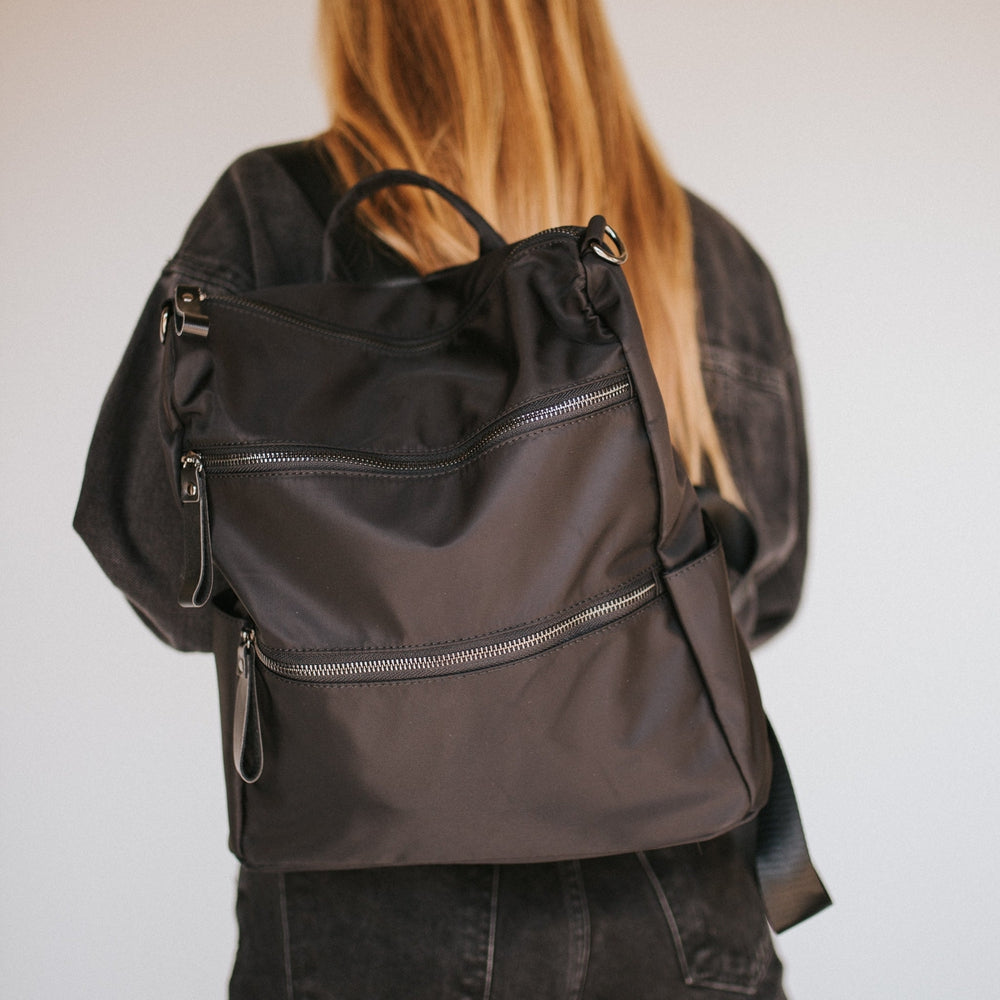 Nori Nylon Backpack-Backpack-Backpacks-Hello Friends Boutique-Woman's Fashion Boutique Located in Traverse City, MI