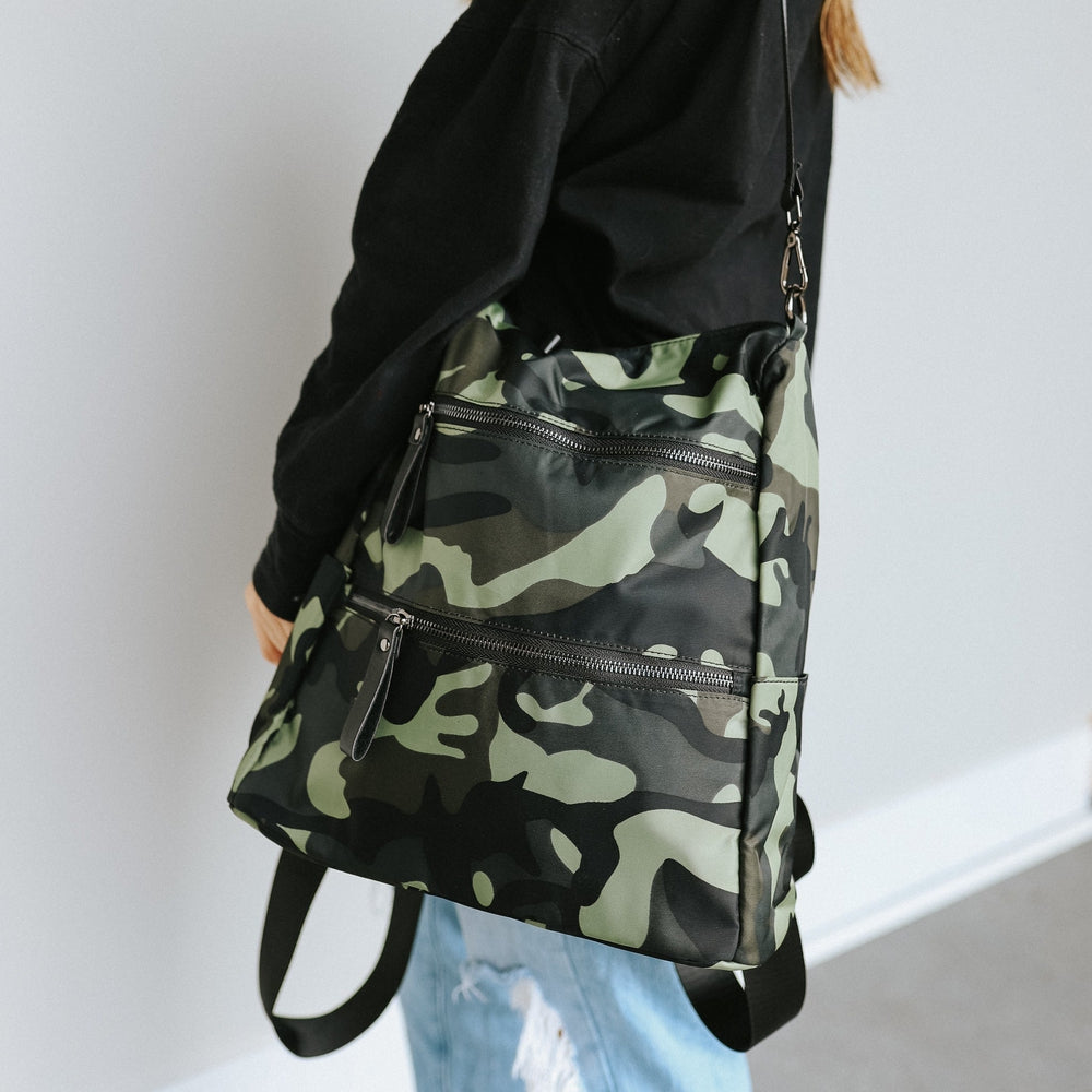 Nori Nylon Backpack-Backpack-Backpacks-Hello Friends Boutique-Woman's Fashion Boutique Located in Traverse City, MI