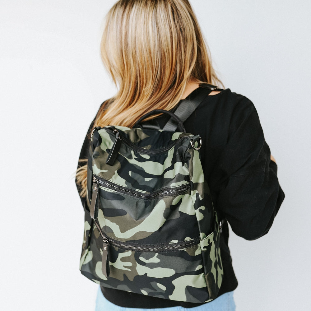 Nori Nylon Backpack-Backpack-Backpacks-Hello Friends Boutique-Woman's Fashion Boutique Located in Traverse City, MI