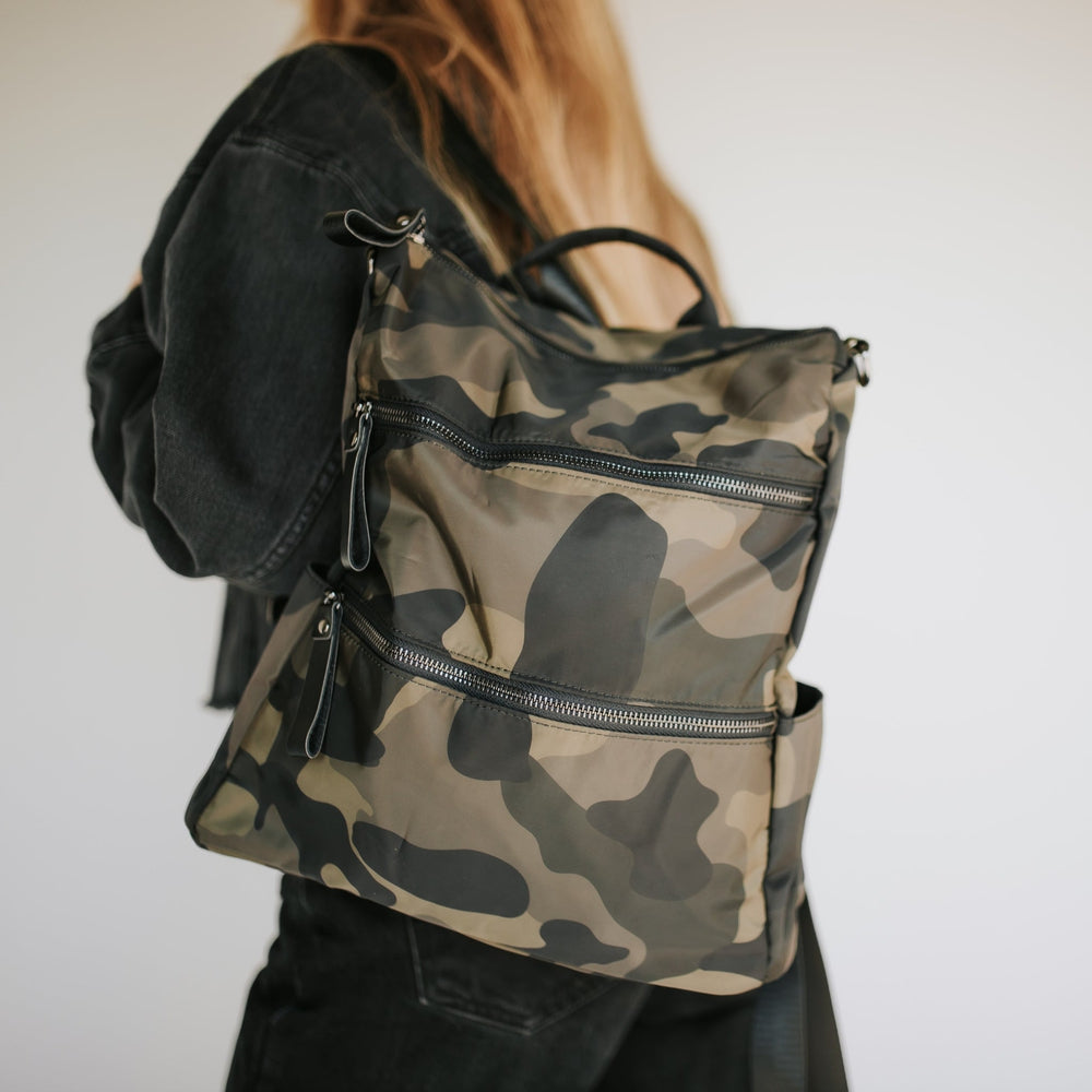 Nori Nylon Backpack-Backpack-Backpacks-Hello Friends Boutique-Woman's Fashion Boutique Located in Traverse City, MI
