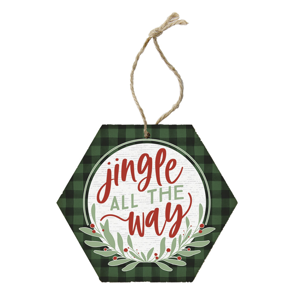 Jingle Way Plaid - Ornament-500 History-Sincere Surroundings-Hello Friends Boutique-Woman's Fashion Boutique Located in Traverse City, MI