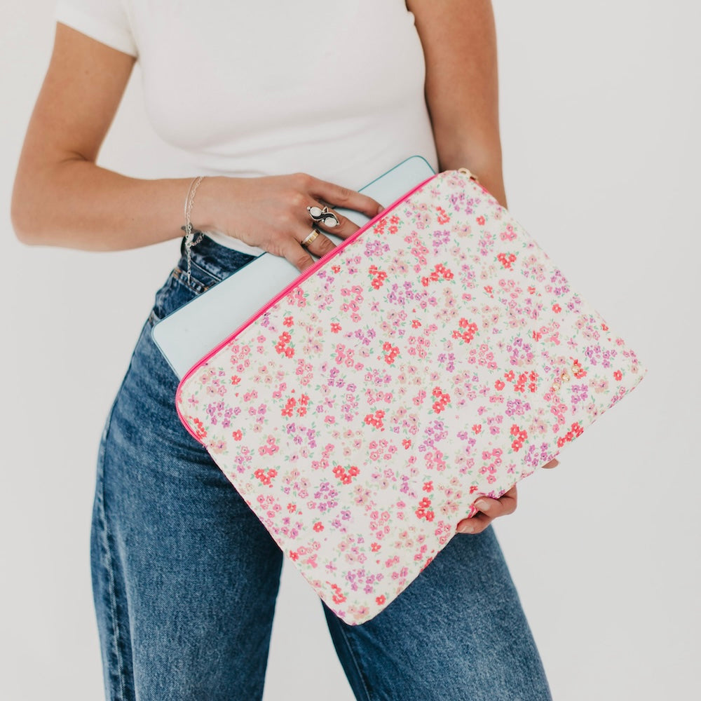 Palmer Puffer Laptop Sleeve-Bag Accessories-Pretty Simple Wholesale-Hello Friends Boutique-Woman's Fashion Boutique Located in Traverse City, MI