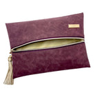 LIVE BOX- Suede Soul Bordeaux - Center Zip Jumbo