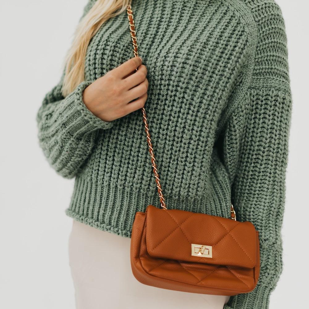 Queenie Quilted Crossbody Bag-Sling Bag-Bum & Sling Bags-Hello Friends Boutique-Woman's Fashion Boutique Located in Traverse City, MI