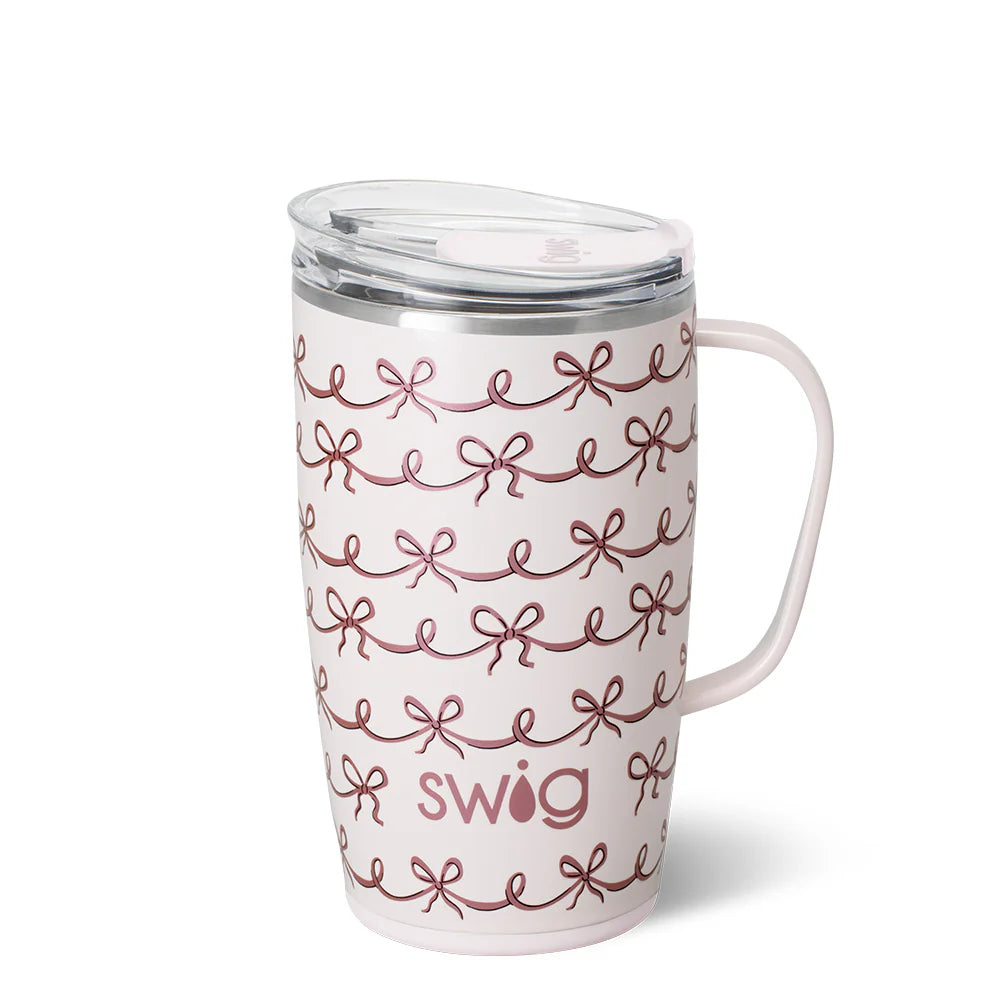 Pretty in Pink Travel Mug 18oz-300 Treats/Gift-Swig Life-Hello Friends Boutique-Woman's Fashion Boutique Located in Traverse City, MI