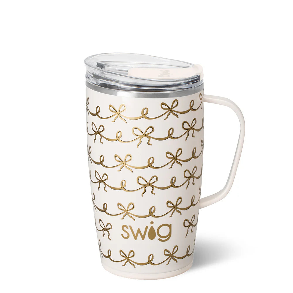 Pretty in Pearl Travel Mug 18oz-300 Treats/Gift-Swig Life-Hello Friends Boutique-Woman's Fashion Boutique Located in Traverse City, MI