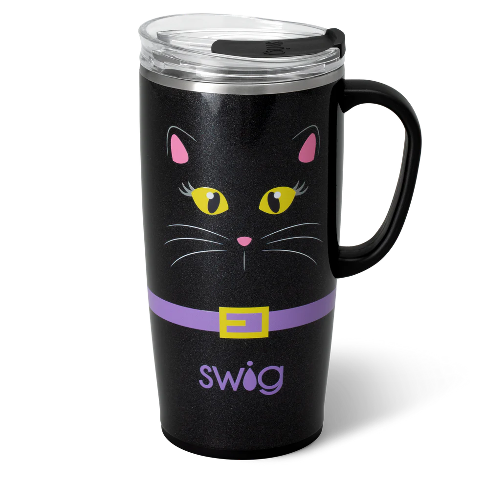 Boo Crew Cat Travel Mug 22oz-300 Treats/Gift-Swig Life-Hello Friends Boutique-Woman's Fashion Boutique Located in Traverse City, MI