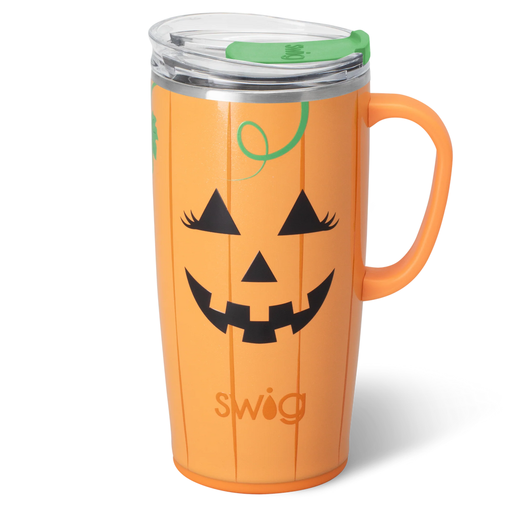 Boo Crew Pumpkin Travel Mug 22oz-300 Treats/Gift-Swig Life-Hello Friends Boutique-Woman's Fashion Boutique Located in Traverse City, MI